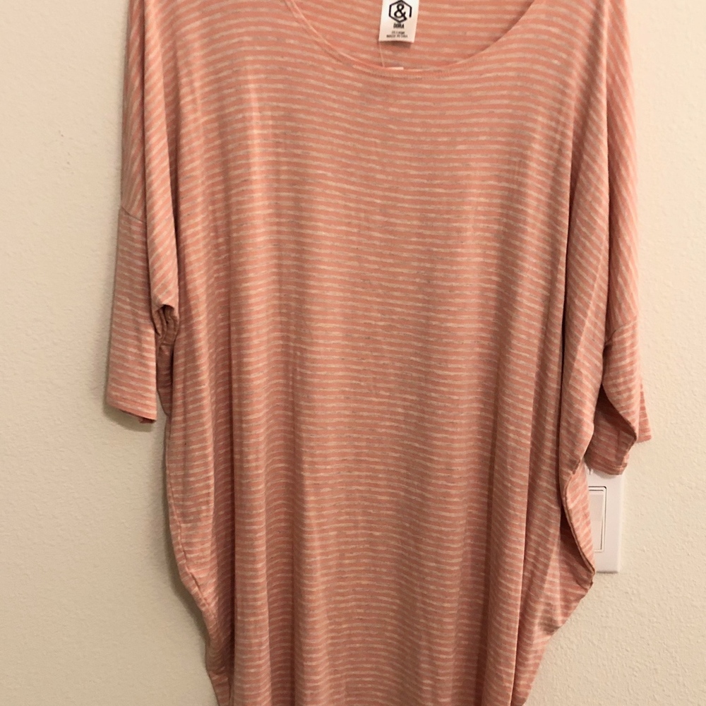 Agnes and Dora Striped Dolman Tunic